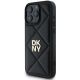 2. Etui DKNY Quilted Stack Logo na iPhone 16 Pro - czarne