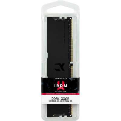 16. GOODRAM DDR4 IRP-K3600D4V64L18/32GDC 32GB Dual Channel 3600MHz 18-22-22 Deep Black
