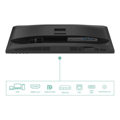 4. AOC 24P4CV monitor komputerowy 60,5 cm (23.8") 1920 x 1080 px Full HD LED Czarny