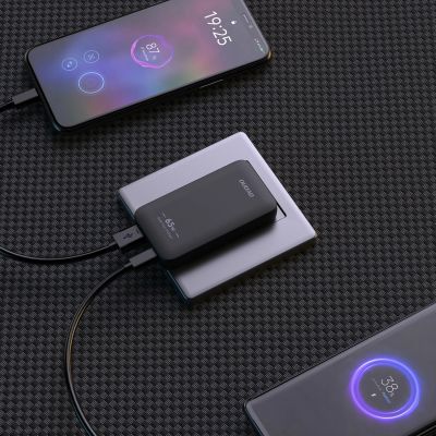4. Ładowarka sieciowa podróżna GaN Dudao A65Q 65W USB-A / USB-C PD ultracienka EU / US - czarna