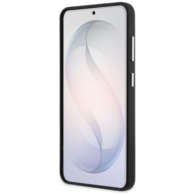 5. Etui Karl Lagerfeld Grained Signature Metal Resin Logo na Samsung Galaxy S26 - czarne