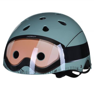 3. HORNIT-kask dziecięcy Military Medium / 53-58 cm