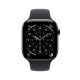 2. Apple Watch Series 11 GPS + Cellular 42mm Łupkowa koperta tytanowa z czarnym paskiem sportowym - S/M (MF8R4ZR/A)