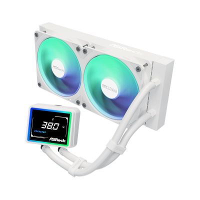 23. Chłodzenie ASRock Challenger White 240 Digital