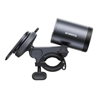 6. Uchwyt z lampką 2w1 Baseus PrimeTrip uniwersalny 3000mAh IP68 LED - czarno-szary