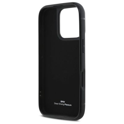 7. Etui BMW Sign Leather Cardslot na iPhone 16 Pro Max - czarne