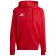 8. Bluza męska adidas Entrada 26 FZ Hoody czerwona KF5944