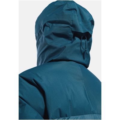 3. Kurtka puchowa damska Odlo DOWN HOODED Jacket insulated zielona