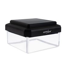 GREENBLUE LAMPA SOLARNA LED NA SŁUPEK, 80X80MM, DASZEK KOPERTOWY, 3200K GB127 WW