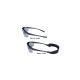 3. Okulary strzeleckie Wosport Black - 3 wymienne wizjery, pasek