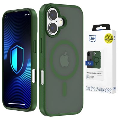 Etui 3mk Smoke MagCase na iPhone 16 Pro - zielone-półprzezroczyste