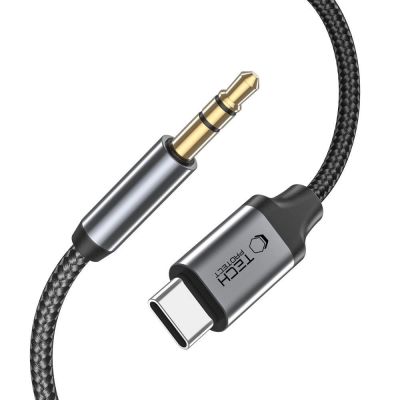 2. Kabel Tech-Protect UltraBoost audio USB-C / mini jack 3.5mm 1 m - czarny
