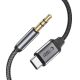 2. Kabel Tech-Protect UltraBoost audio USB-C / mini jack 3.5mm 1 m - czarny