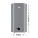 8. Bojler elektryczny LIN LIFVD1SMGY 100L UNIVERSAL szary WiFi