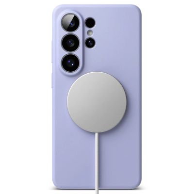4. Etui Ringke Silicone MagSafe na Samsung Galaxy S26 Ultra - fioletowe