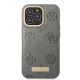 3. Etui Guess Peony Logo Plate MagSafe na iPhone 13 Pro / iPhone 13 - szare