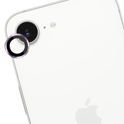 Szkło hartowane na obiektyw aparatu 3mk Lens Protection Pro do iPhone 16e  - fioletowe