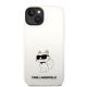 3. Etui Karl Lagerfeld Silicone Choupette MagSafe na iPhone 14 Plus - białe