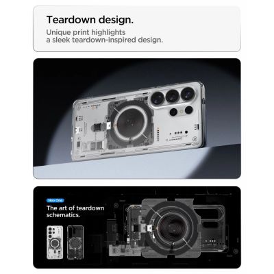 8. Etui Spigen Ultra Hybrid Mag MagSafe na Samsung Galaxy S26 Ultra Neo One - przezroczyste