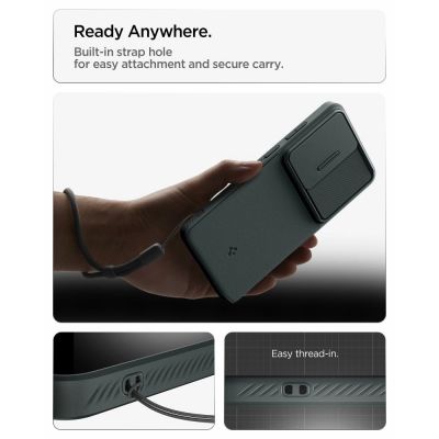 10. Etui Spigen Optik Armor na Samsung Galaxy S26 Ultra - zielone