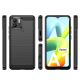 3. Carbon Case etui do Xiaomi Redmi A1+ elastyczny silikonowy karbonowy pokrowiec czarne
