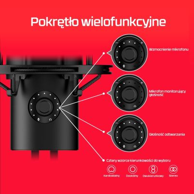 14. HyperX QuadCast 2 – mikrofon USB (czarny)