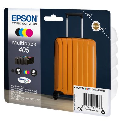 2. Epson 405 DURABrite Ultra Ink nabój z tuszem 1 szt. Oryginalny Standardowa wydajność Czarny, Cyjan, Purpurowy, Żółty