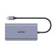 3. Hub USB-C UNITEK uHUB O8+ Szary Przewodowy