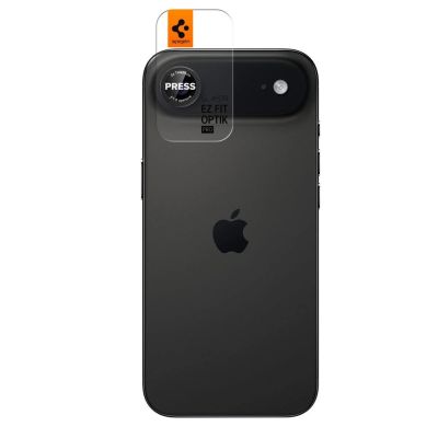 2. Szkło na obiektyw Spigen Optik Pro L-Series 2-pack na iPhone Air - czarno-czerwone