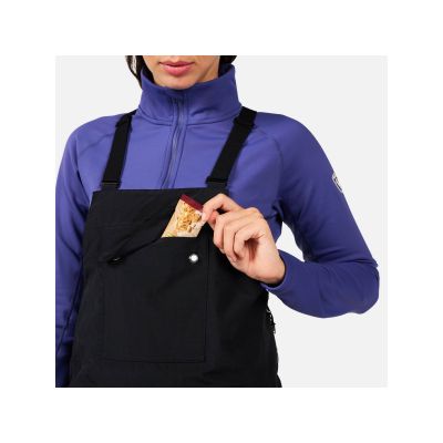 5. Spodnie narciarskie damskie ROSSIGNOL W Outerlimits Insulated Bib czarne