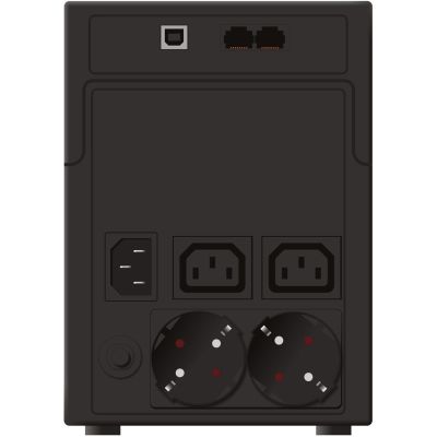 3. PowerWalker VI 1200 SH Schuko Technologia line-interactive 1,2 kVA 600 W 4 x gniazdo sieciowe