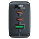 8. Acefast szybka ładowarka sieciowa GaN (2x USB-C / USB-A) PPS / PD / QC4+ 65W biała (A41)