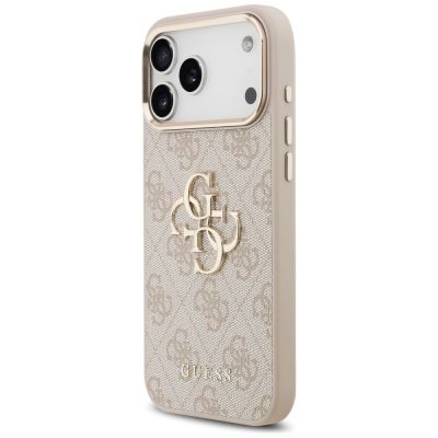 2. Etui Guess 4G Big 4G Classic Logo na iPhone 17 Pro Max - różowo-złote
