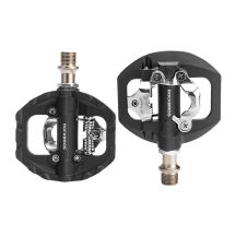 Pedały rowerowe Rockbros M108 nylonowe half-lock dwustronne - czarne