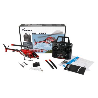 3. Amewi Bell 206 Jet Ranger CP Helikopter 6-kanałowy 6G RTF