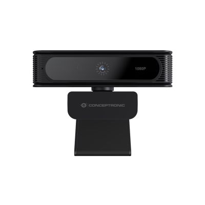 2. CONCEPTRONIC Kamera internetowa USB-A2.0 80° 1080P/30Hz FullHD + Mikrofon czarno-biały