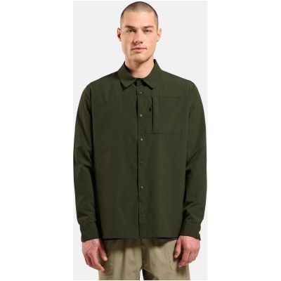4. Koszula z długim rękawem męska Odlo Shirt l/s ESSENTIAL szara