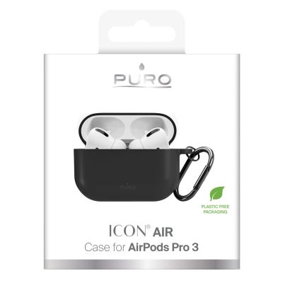 6. Etui Puro Icon na AirPods Pro 3 - czarne
