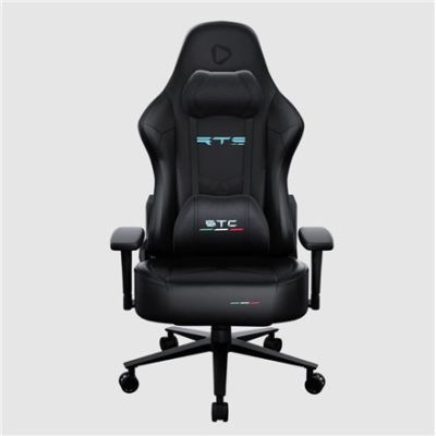 Jednostajny Fotel do gier RTC obejmuje hardcore Czarny