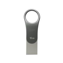 Pendrive Silicon Power Mobile C80 16GB USB 3.1/Type-C Silver