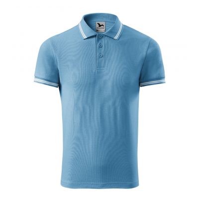 6. Koszulka polo Malfini Urban M MLI-21914 lazurowy
