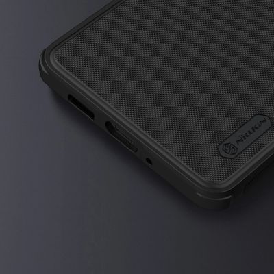 15. Nillkin Super Frosted Shield Pro Magnetic Case etui iPhone 14 Plus z MagSafe magnetyczne czarny