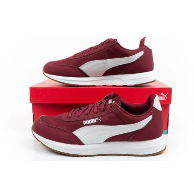 10. Puma buty sportowe sneakersy męskie R78 Lightwind wygodne modne bordowe