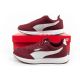 10. Puma buty sportowe sneakersy męskie R78 Lightwind wygodne modne bordowe