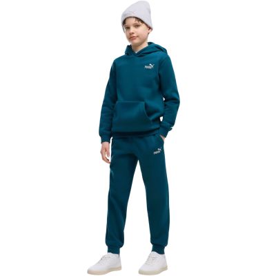 5. Spodnie dla dzieci Puma ESS 2 Color No. 1 Logo turkusowe 685824 36