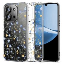 Etui Tech-Protect FlexAir na Xiaomi Redmi 15C 173 mm / Poco 85C 173 mm - stokrotki z liśćmi