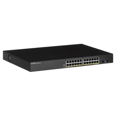Switch Zyxel GS1900-24HP 26p PoE (PoE+: 24;) 170W Managed Gigabit