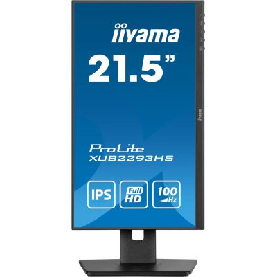 3. iiyama ProLite XUB2293HS-B6 monitor komputerowy 54,6 cm (21.5") 1920 x 1080 px Full HD LED Czarny