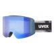 Uvex Skibrille provoqe FM gogle do sportów zimowych Czarny Mężczyźni Niebieski Soczewka sferyczna