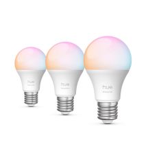 Philips Hue White and color ambiance Essential A60 — Inteligentna żarówka E27 — 806 lm — 8 W — 3 szt.